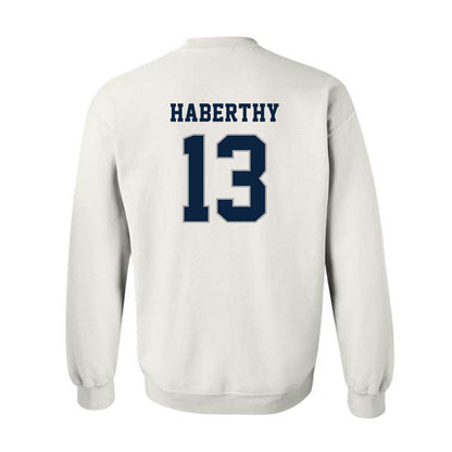 Xavier - NCAA Women's Volleyball : Addie Haberthy - Classic Shersey Crewneck Sweatshirt-1