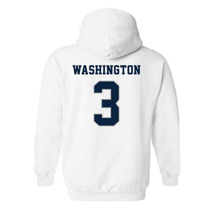 Xavier - NCAA Men's Basketball : Tru Washington - Classic Shersey Hooded Sweatshirt-1