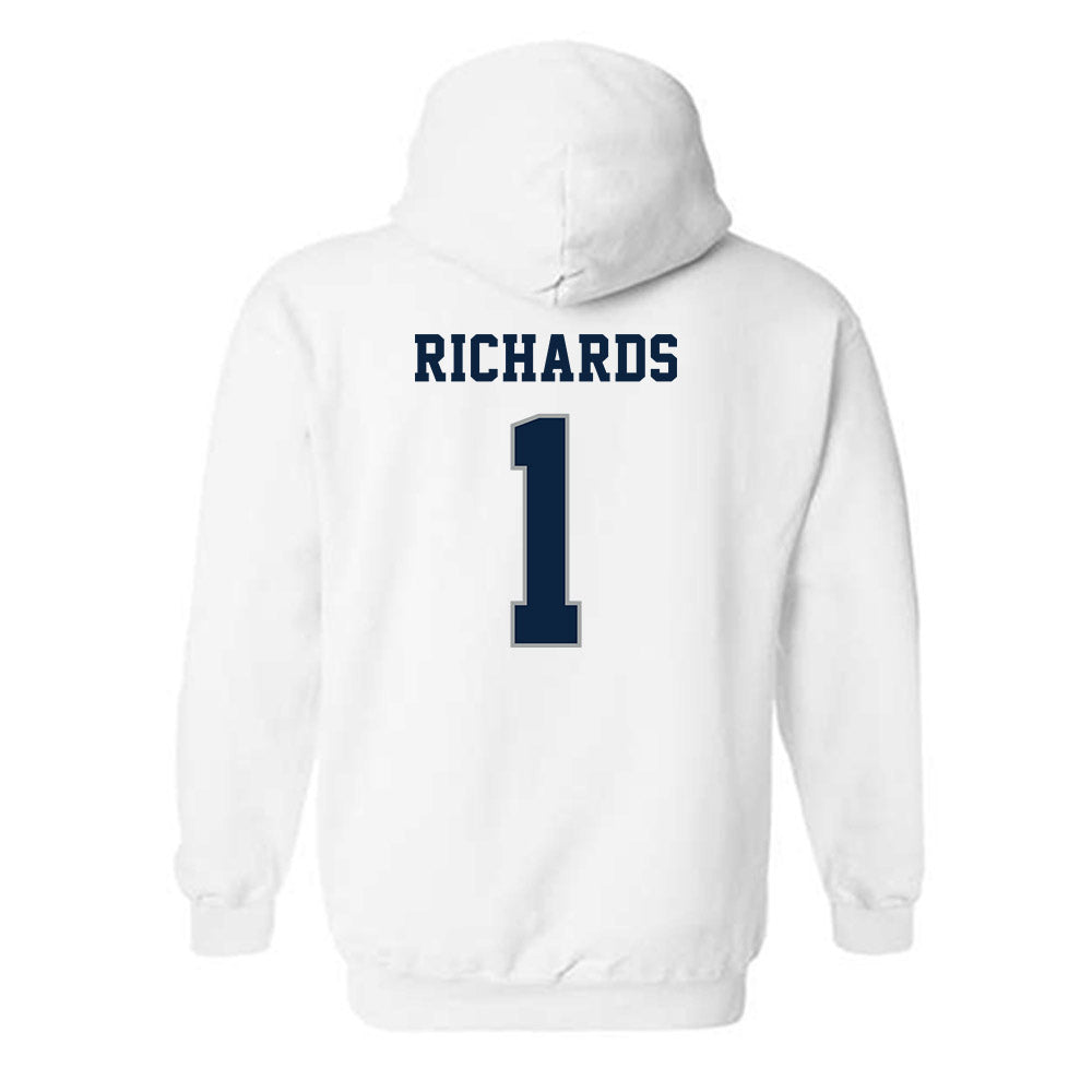 Xavier - NCAA Women's Basketball : Payton Richards - Classic Shersey Hooded Sweatshirt-1