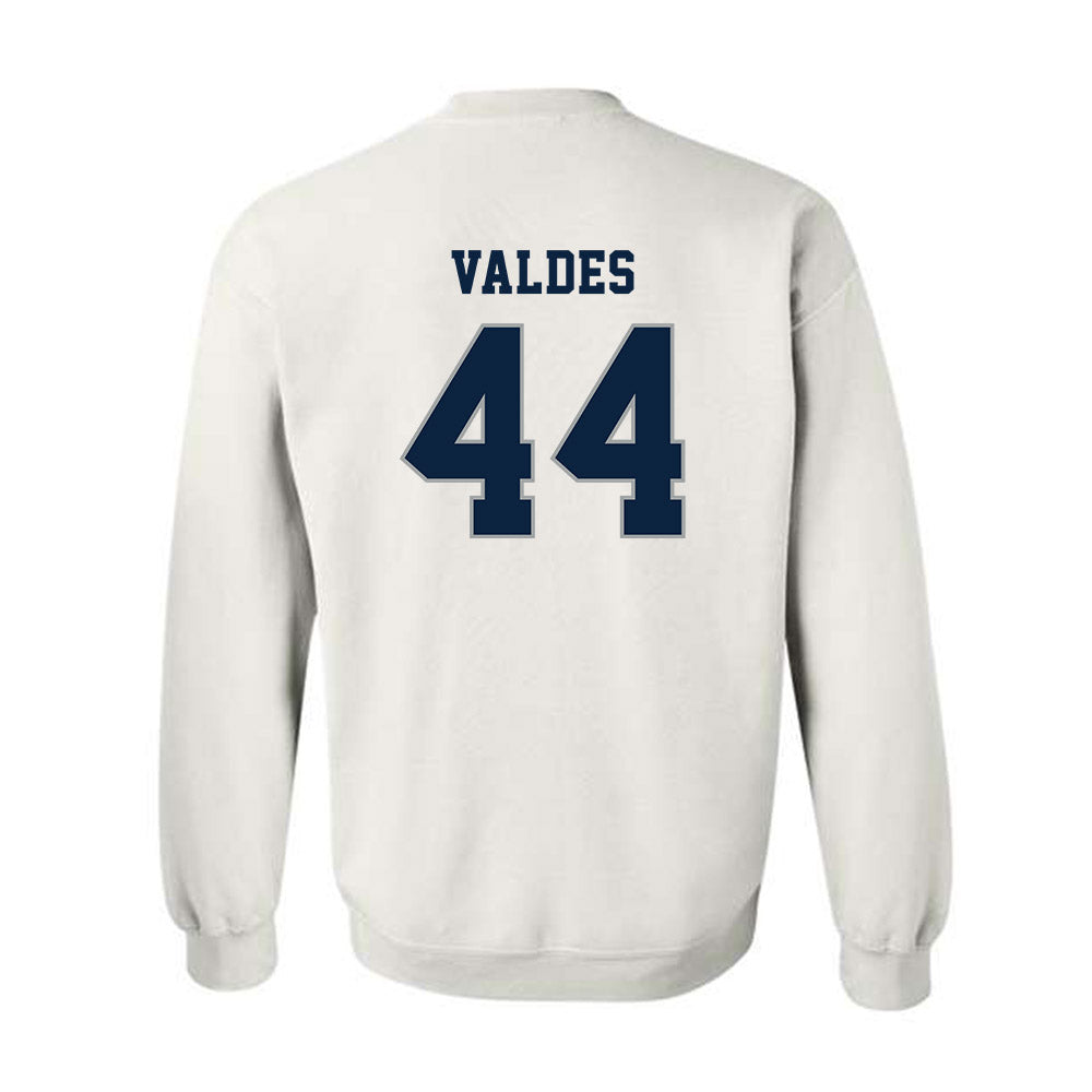Xavier - NCAA Baseball : Jorge Valdes - Classic Shersey Crewneck Sweatshirt-1
