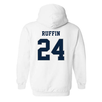 Xavier - NCAA Men's Soccer : Ellison Ruffin - Classic Shersey Hooded Sweatshirt-1
