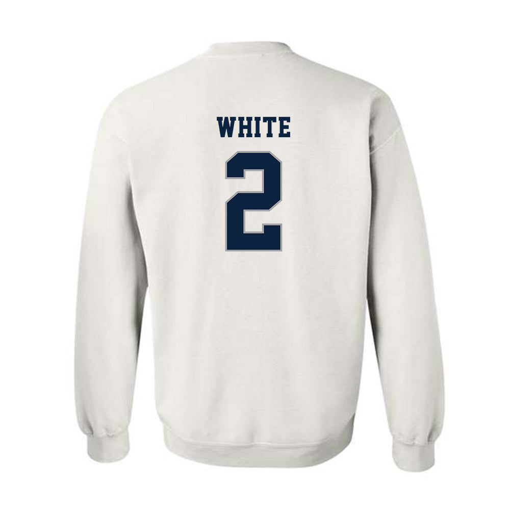 Xavier - NCAA Women's Basketball : Savannah White - Classic Shersey Crewneck Sweatshirt-1
