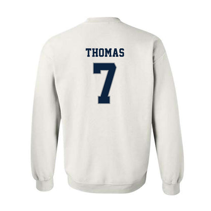 Xavier - NCAA Baseball : Tanner Thomas - Classic Shersey Crewneck Sweatshirt-1
