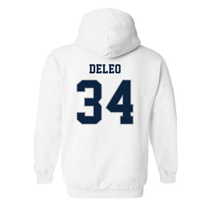 Xavier - NCAA Baseball : Asher DeLeo - Classic Shersey Hooded Sweatshirt-1