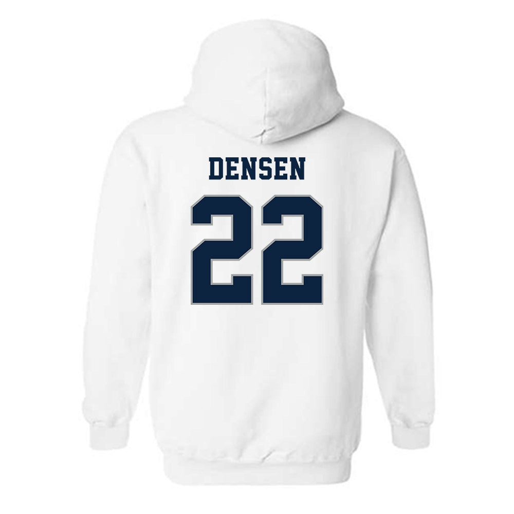 Xavier - NCAA Women's Soccer : Leila Densen - Classic Shersey Hooded Sweatshirt-1