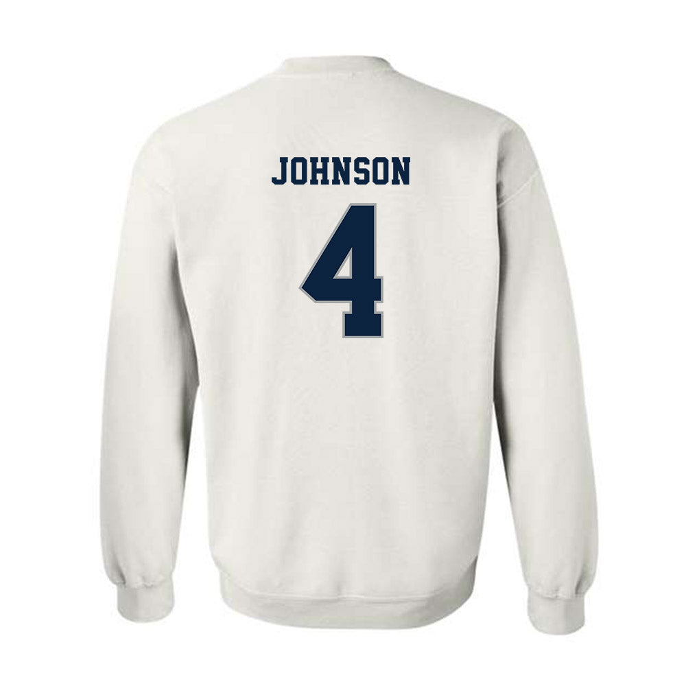 Xavier - NCAA Baseball : Peter Johnson - Classic Shersey Crewneck Sweatshirt-1
