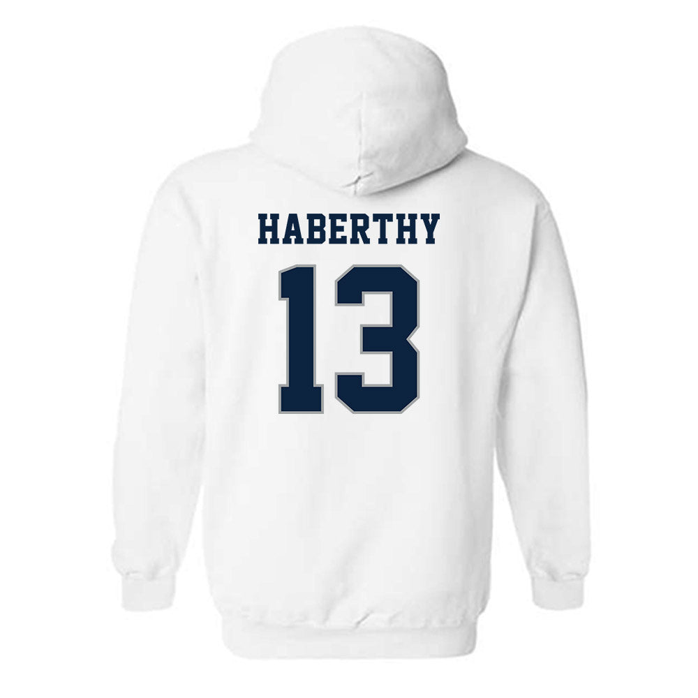 Xavier - NCAA Women's Volleyball : Addie Haberthy - Classic Shersey Hooded Sweatshirt-1