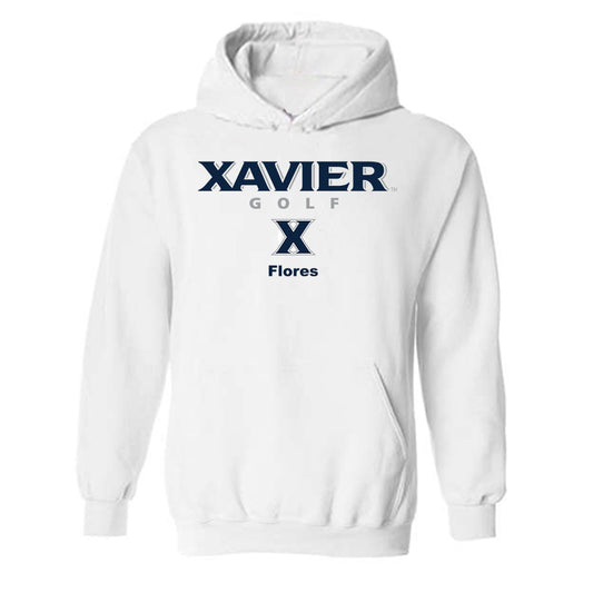 Xavier - NCAA Women's Golf : Ivanna Flores - Classic Shersey Hooded Sweatshirt-0