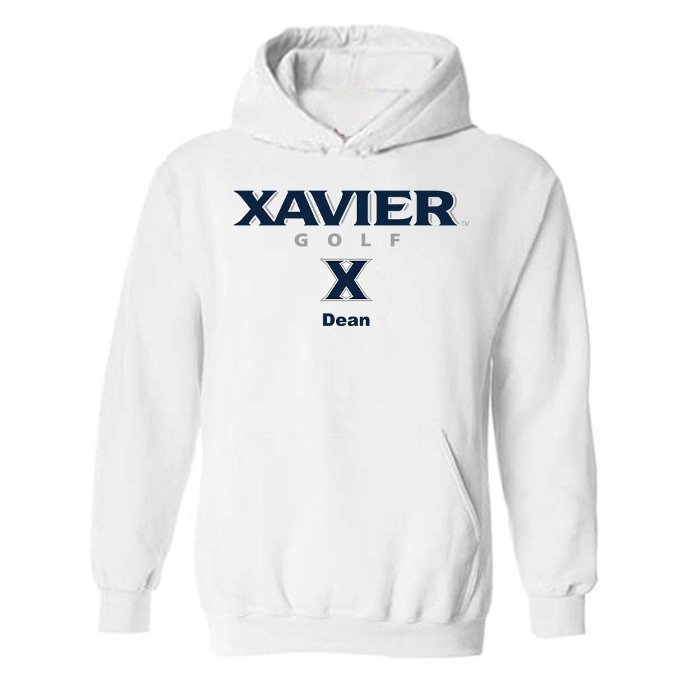 Xavier - NCAA Men's Golf : Kellen Dean - Classic Shersey Hooded Sweatshirt-0