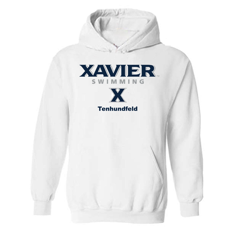 Xavier - NCAA Women's Swimming & Diving : Emma Tenhundfeld - Classic Shersey Hooded Sweatshirt-0