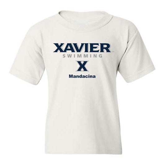 Xavier - NCAA Women's Swimming & Diving : Parker Mandacina - Classic Shersey Youth T-Shirt-0