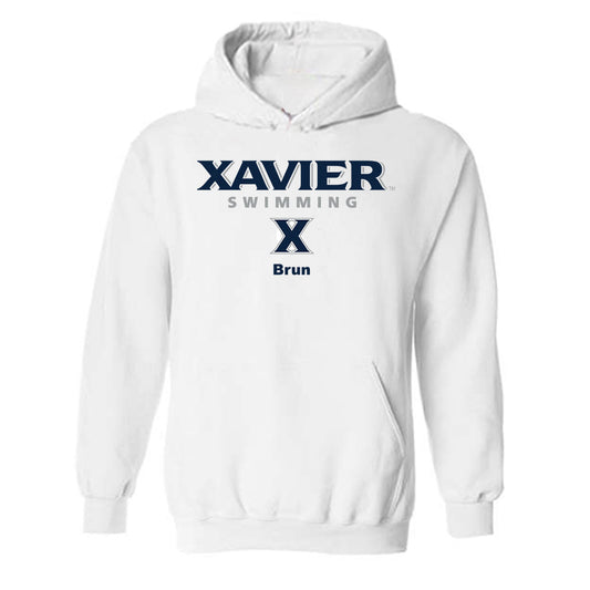 Xavier - NCAA Men's Swimming & Diving : Truman Brun - Classic Shersey Hooded Sweatshirt-0