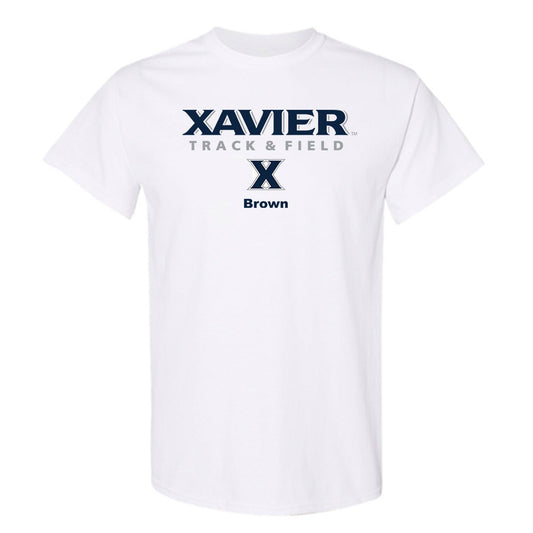 Xavier - NCAA Men's Track & Field : Rania Brown - Classic Shersey T-Shirt-0