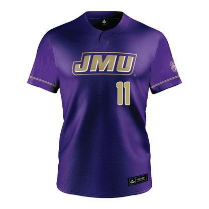 JMU - NCAA Baseball : Ryan Gocio - Purple Jersey-0