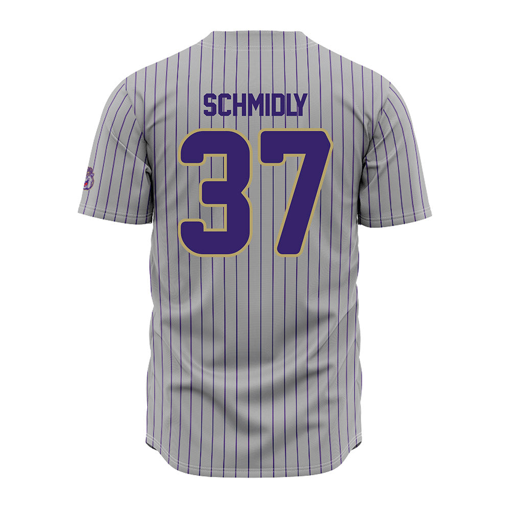 JMU - NCAA Baseball : Ike Schmidly - Grey Jersey-1