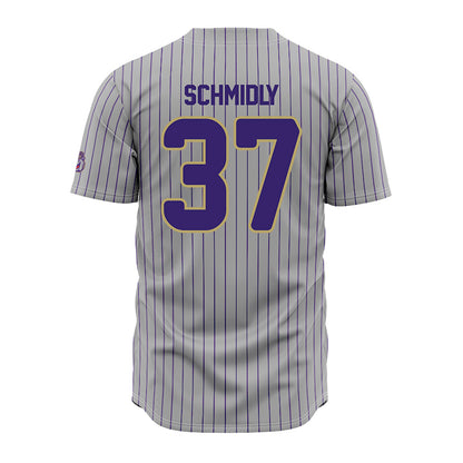 JMU - NCAA Baseball : Ike Schmidly - Grey Jersey-1