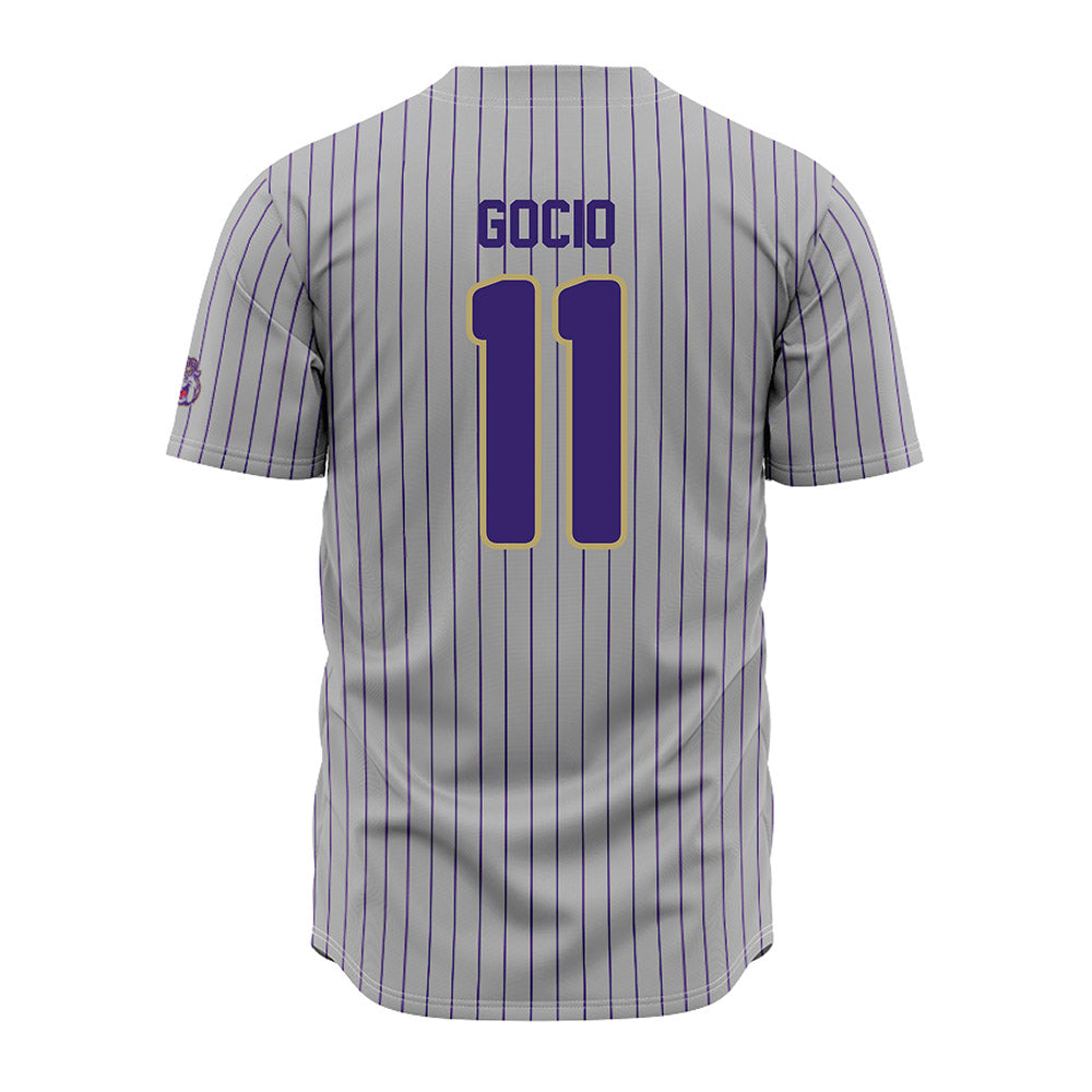 JMU - NCAA Baseball : Ryan Gocio - Grey Jersey-1