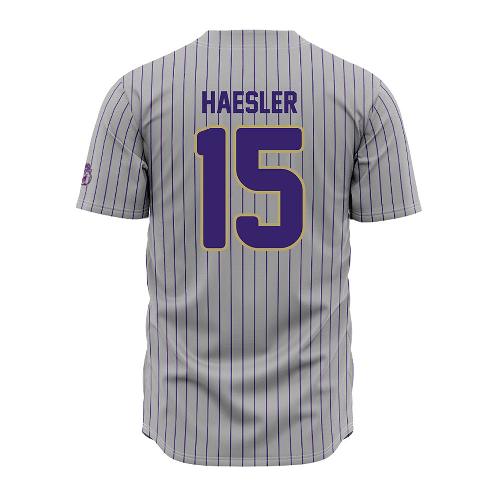 JMU - NCAA Baseball : Keegan Haesler - Grey Jersey-1