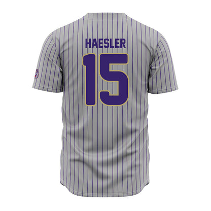 JMU - NCAA Baseball : Keegan Haesler - Grey Jersey-1