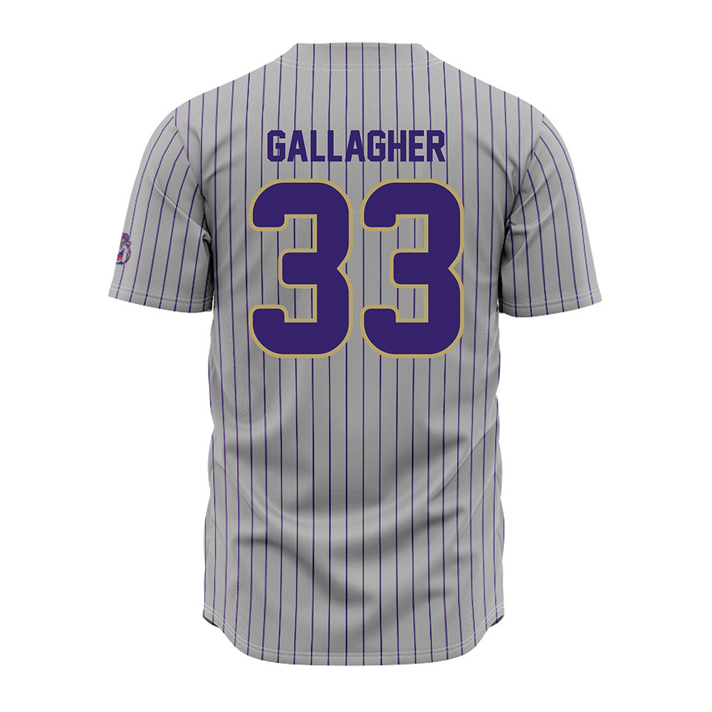 JMU - NCAA Baseball : Aiden Gallagher - Grey Jersey-1