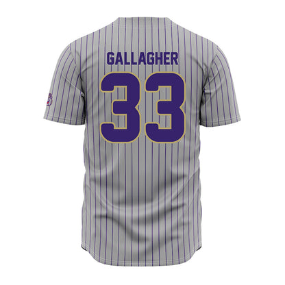 JMU - NCAA Baseball : Aiden Gallagher - Grey Jersey-1