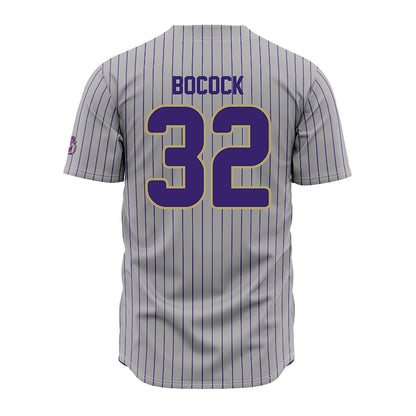 JMU - NCAA Baseball : Zach Bocock - Grey Jersey-1
