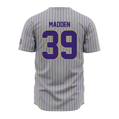 JMU - NCAA Baseball : Griffin Madden - Grey Jersey-1