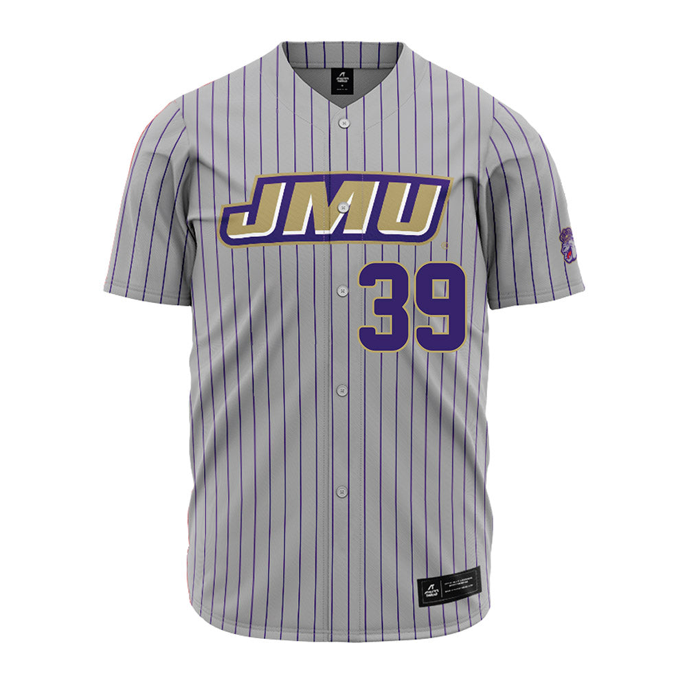 JMU - NCAA Baseball : Griffin Madden - Grey Jersey-0