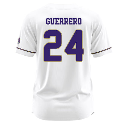 JMU - NCAA Baseball : Jack Guerrero - White Jersey-1
