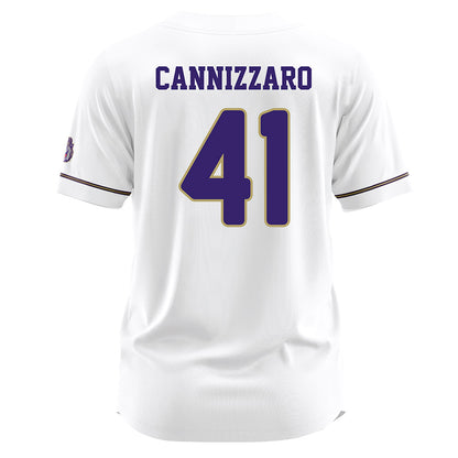 JMU - NCAA Baseball : Jack Cannizzaro - White Jersey-1