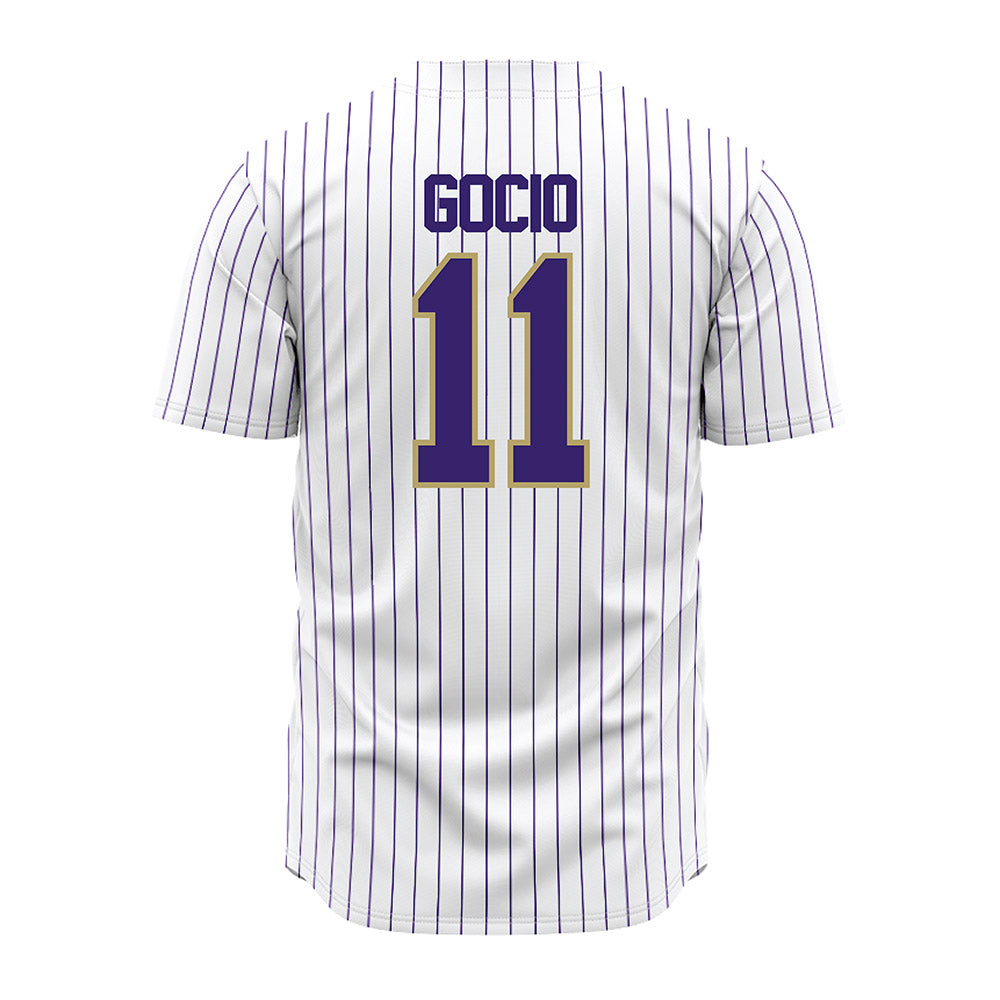 JMU - NCAA Baseball : Ryan Gocio - White Jersey-1