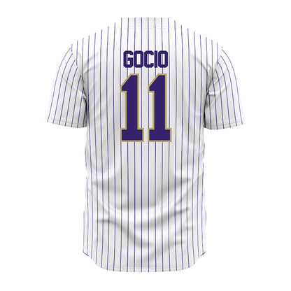 JMU - NCAA Baseball : Ryan Gocio - White Jersey-1