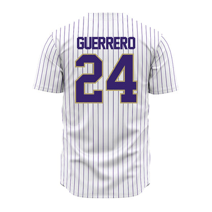 JMU - NCAA Baseball : Jack Guerrero - White Jersey-1