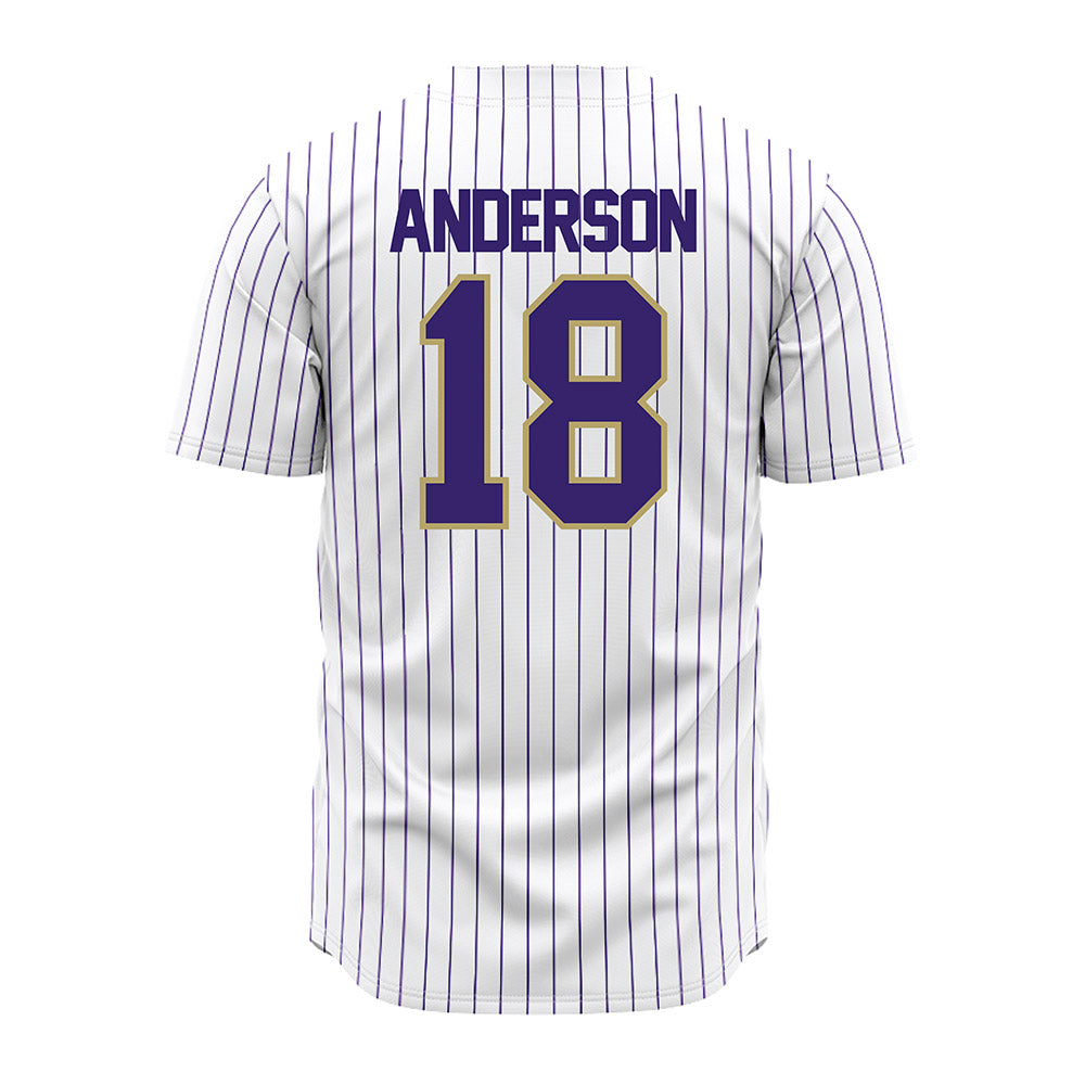 JMU - NCAA Baseball : Jack Anderson - White Jersey-1