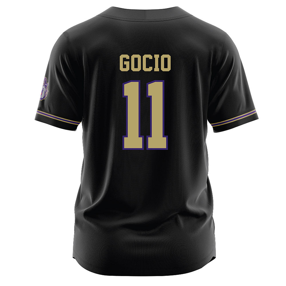 JMU - NCAA Baseball : Ryan Gocio - Black Jersey-1