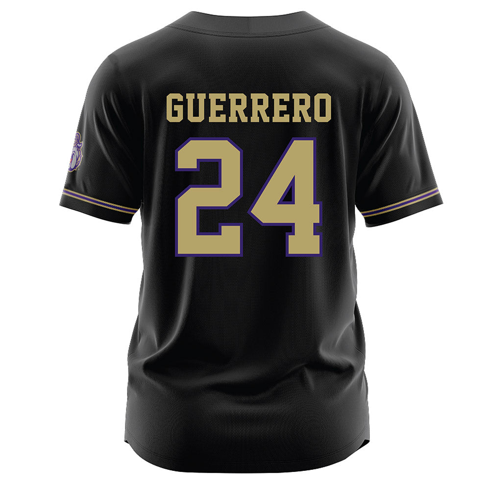 JMU - NCAA Baseball : Jack Guerrero - Black Jersey-1