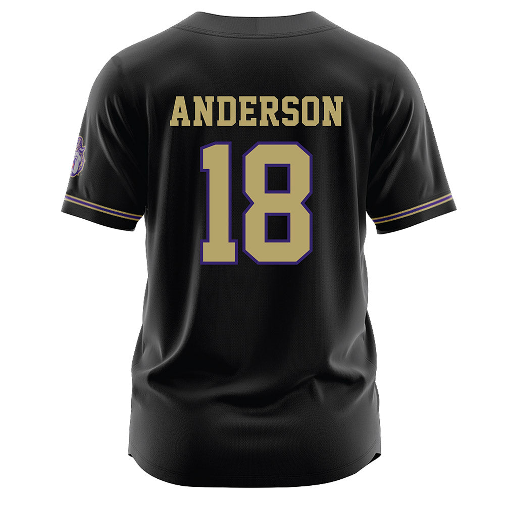 JMU - NCAA Baseball : Jack Anderson - Black Jersey-1