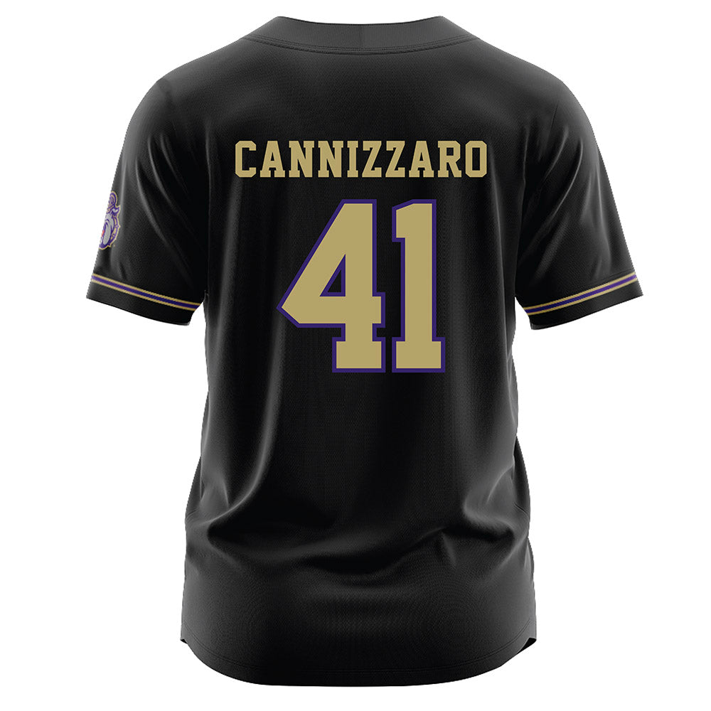 JMU - NCAA Baseball : Jack Cannizzaro - Black Jersey-1
