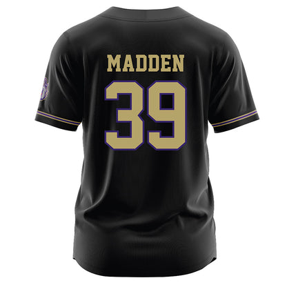 JMU - NCAA Baseball : Griffin Madden - Black Jersey-1