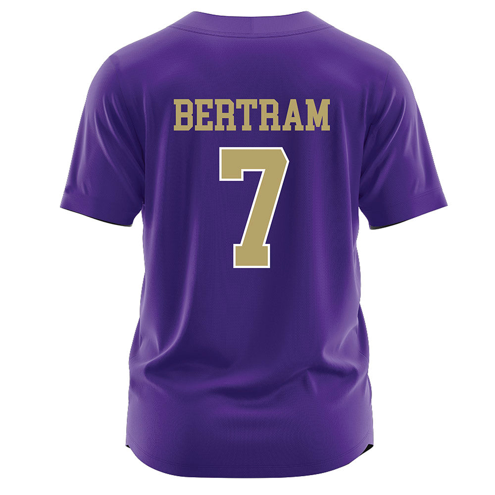 JMU - NCAA Softball : Lucy Bertram - Purple Jersey-1