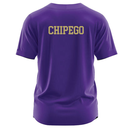 JMU - NCAA Softball : Hannah Chipego - Purple Jersey-1