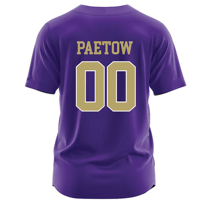 JMU - NCAA Softball : Bree Paetow - Purple Jersey-1
