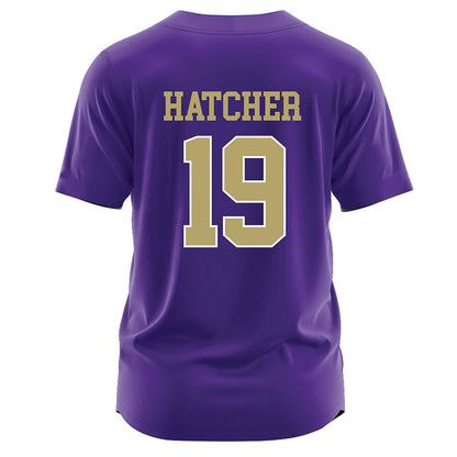 JMU - NCAA Softball : E.G. Hatcher - Purple Jersey-1