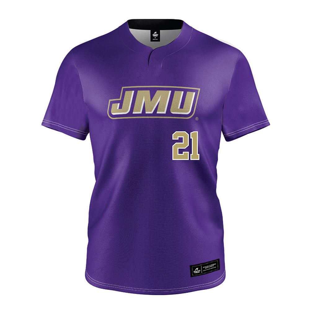 JMU - NCAA Softball : Ava Hodges - Purple Jersey-0