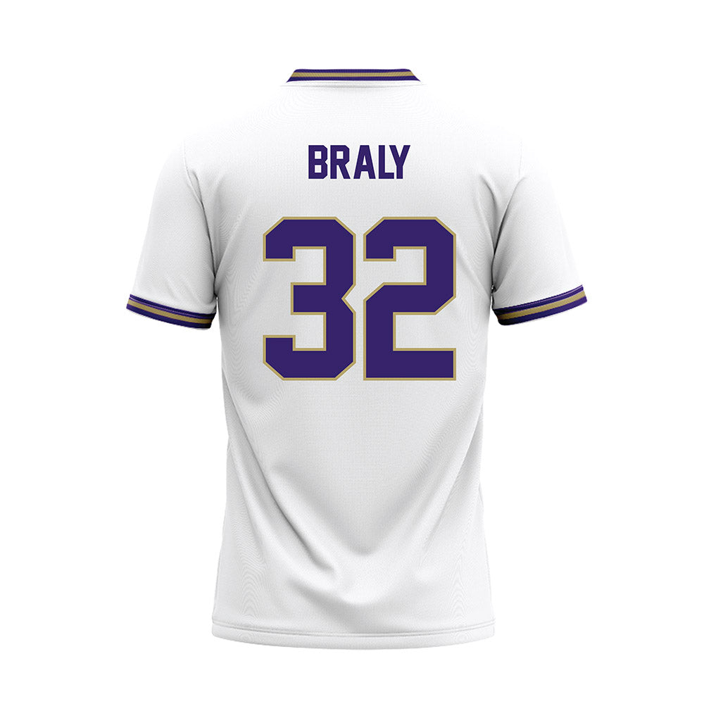 JMU - NCAA Softball : Allie Braly - White Jersey-1