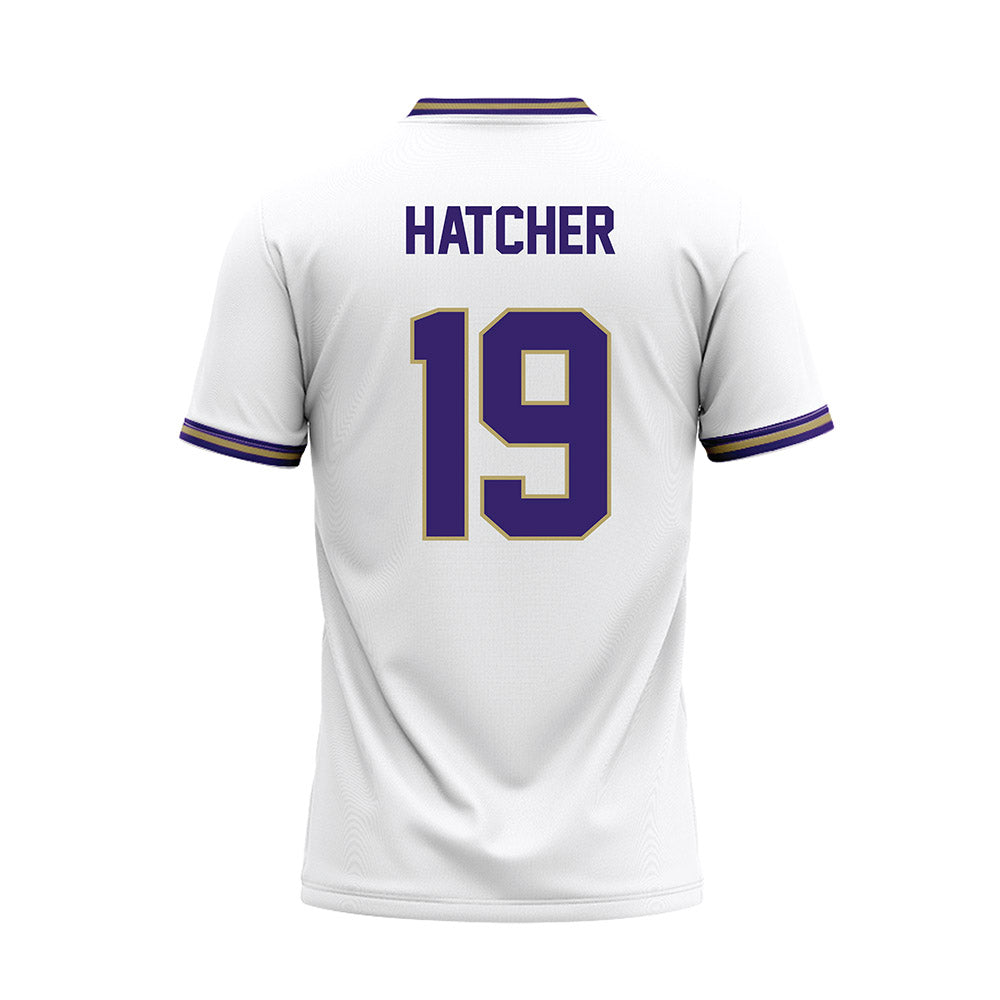 JMU - NCAA Softball : E.G. Hatcher - White Jersey-1