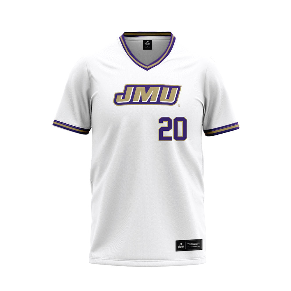JMU - NCAA Softball : BK Lanier - White Jersey-0