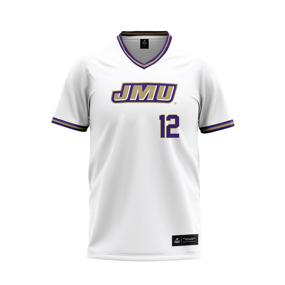 JMU - NCAA Softball : Mia Tribul - White Jersey-0