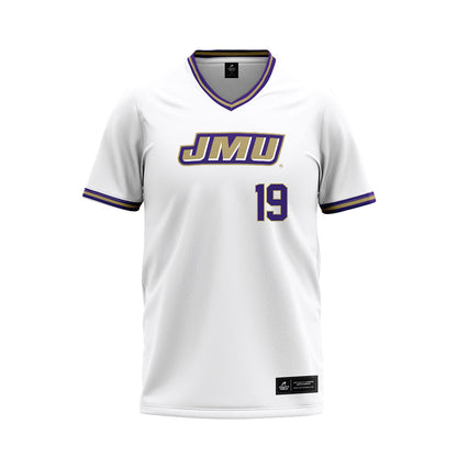 JMU - NCAA Softball : E.G. Hatcher - White Jersey-0