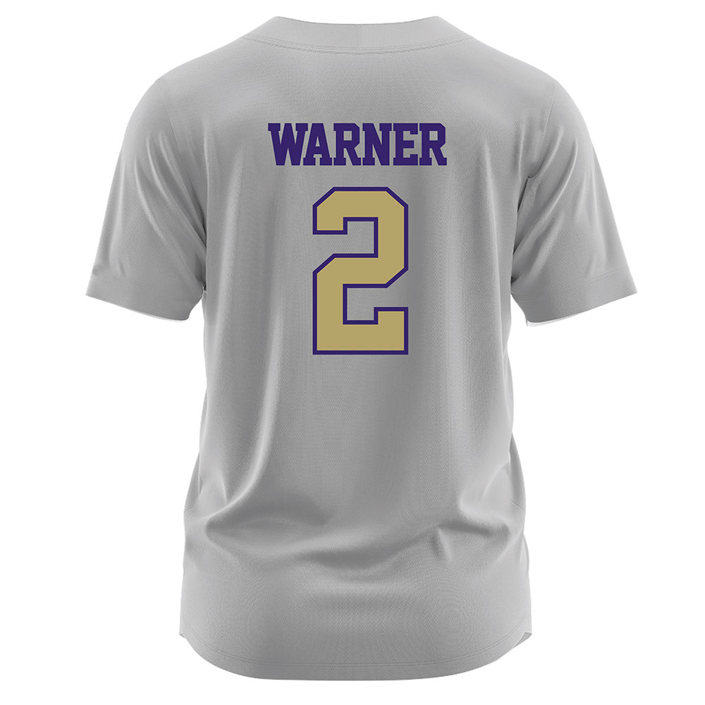 JMU - NCAA Softball : Reaghan Warner - Grey Jersey-1